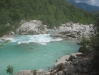 Soča River -  beginning of grade 6 Siphon Gorge